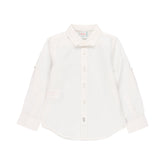 Camisa lino manga larga de niño